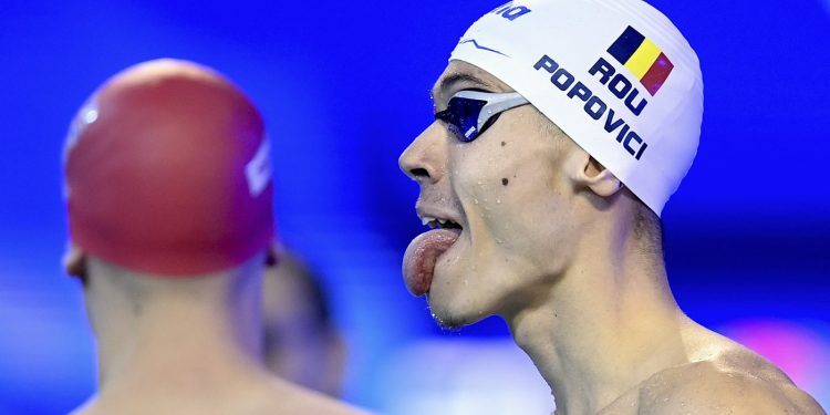 David Popovici obține a treia dublă europeană consecutivă